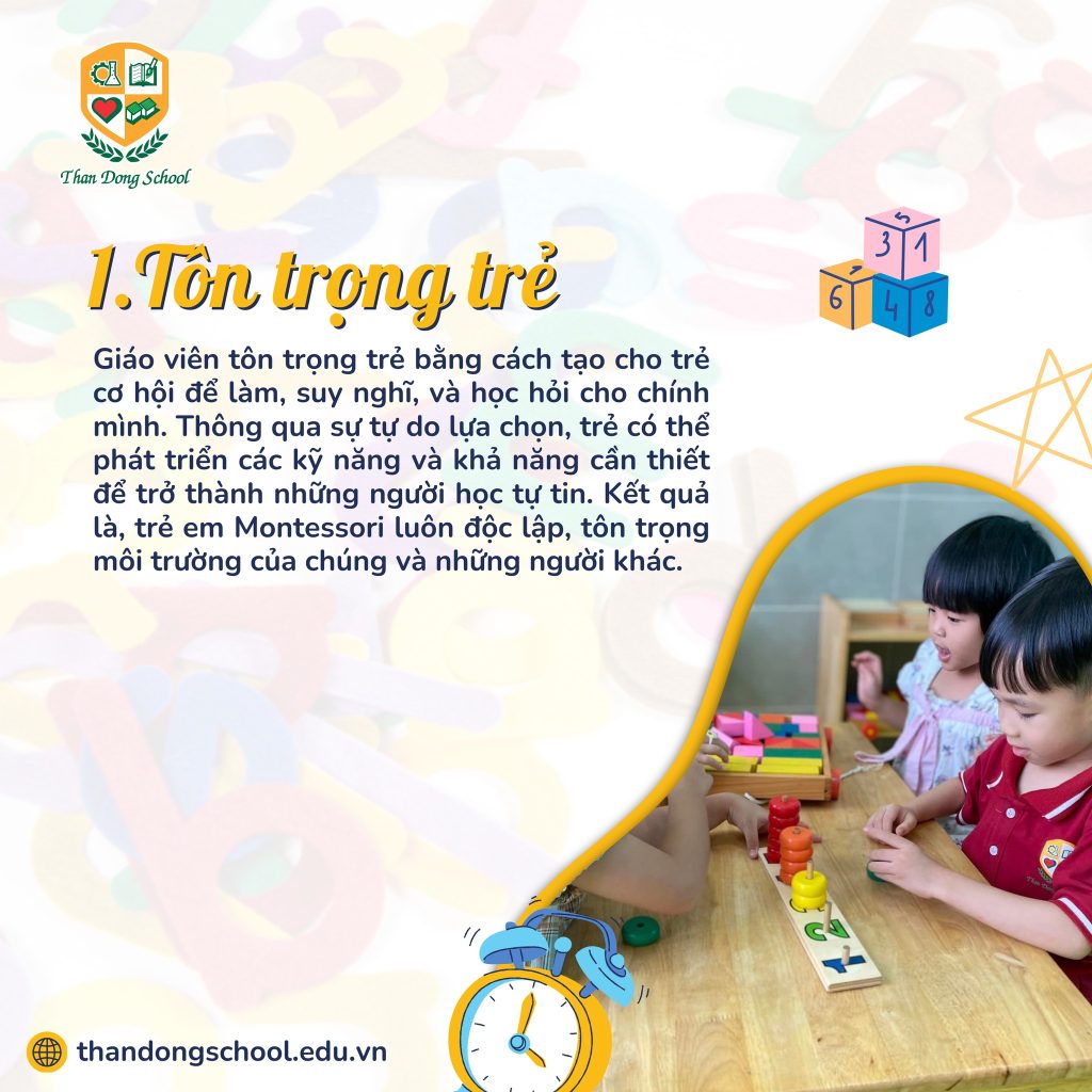 8 nguyen tac vang trong phuong phap Montessori 2