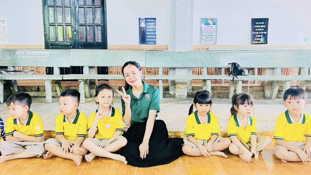 Chương trình chia sẻ yêu thương tại Mái ấm An Vũ của Mầm non Thần Đồng Tà Bế Chuong trinh chia se yeu thuong tai Mai am An Vu cua Mam non Than Dong Ta Be 8