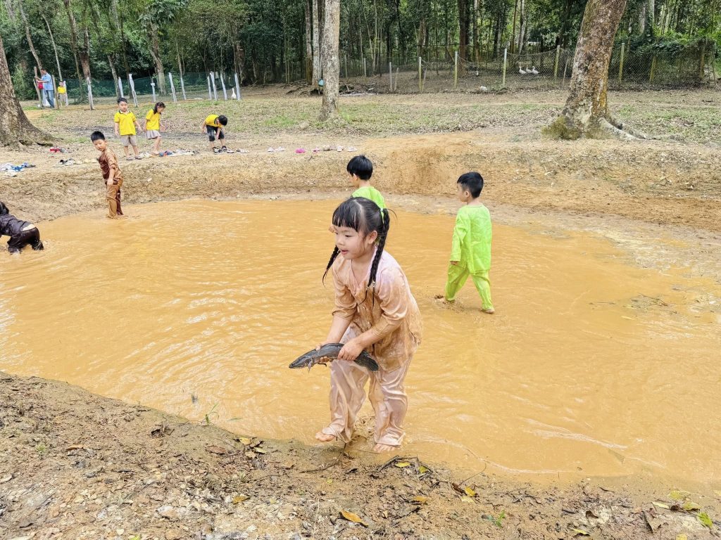 Hành trình khám phá Nông trại Quả Điều Vàng của các bé khối Lá Mầm non Thần Đồng Hanh trinh kham pha Nong trai Qua Dieu Vang cua cac be khoi La Mam non Than Dong 6